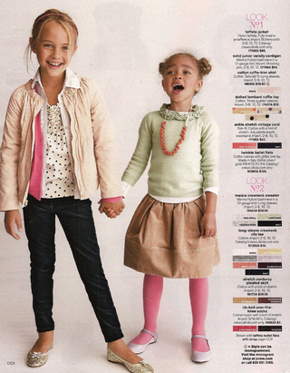 Illustration for article titled J.Crew's Ovary-Busting Child Models Should Come With A Warning